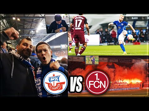 90-MINUTE DREAM GOAL WITH NEW COACH! ROSSI GIFT + PYRO: Hansa Rostock vs. Nuremberg | Stadium Vlog