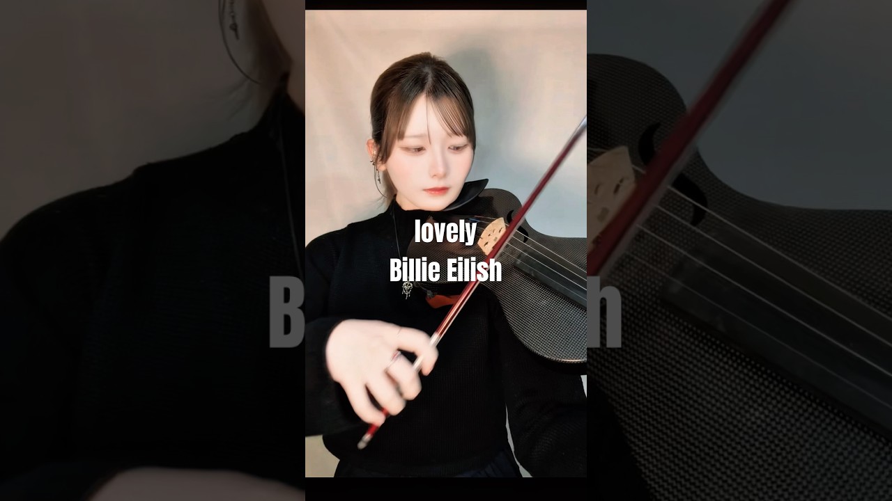【歌詞和訳】lovely-Billie Eilish ￤Violin Cover