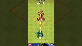 الغولم تعويذة الغضب vs برج النار ماكس clash of clans shorts