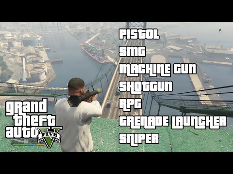 Lokasi Senjata (Pistol, SMG, Machine Gun, Shotgun, RPG, Grenade Launcher, Sniper) di GTA V