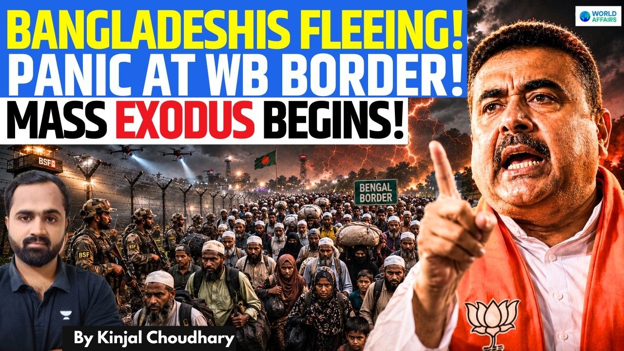Mass Exodus At Bengal Border - Bangladeshis Flee As India’s Massive Crackdown Begins! | Kinjal