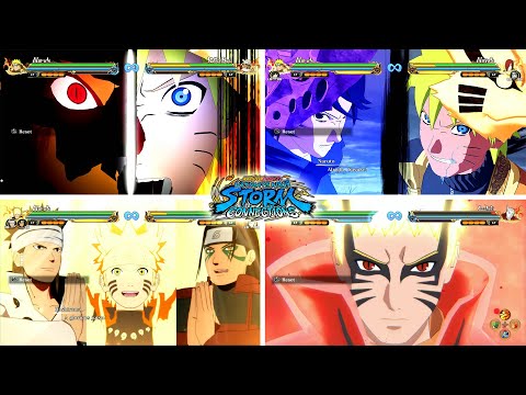 Naruto x Boruto: Ultimate Ninja Storm Connections - All Naruto Transformations & Ultimate Jutsus