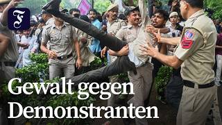 Gewalt bei Protest der indischen „Kakerlaken-Bewegung“
