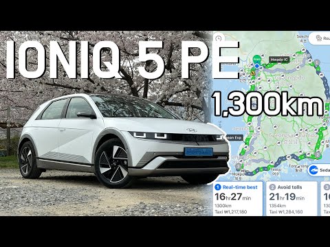 1,360km TEST DRIVE in 2025 Hyundai IONIQ 5 Facelift (PE) - Around ENTIRE Korea!