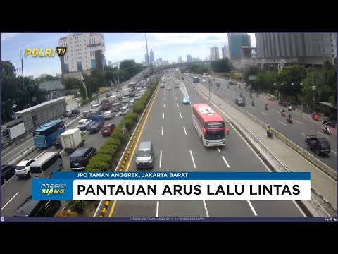 NTMC POLRI - PANTAUAN ARUS LALU LINTAS SIANG 10/11/2025