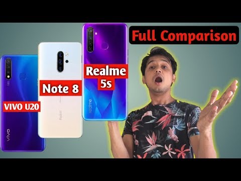 Vivo U20 Vs Redmi Note 8 Vs Realme 5s Full Comparison | Kaunsa Khareede?