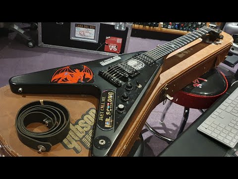 Black Label Society (Zakk Wylde Band) Artist Owned Tour Guitar: Gibson Gothic Flying V image 26