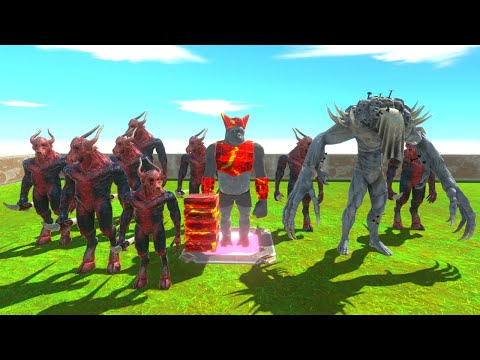 How Many Lava Ghor do Defeat Scourge and 5x Kozarog? - Animal Revolt Battle Simulator