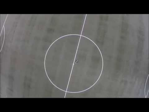 Spinning soccer field - DJI Phantom Vision 2+ V3.0