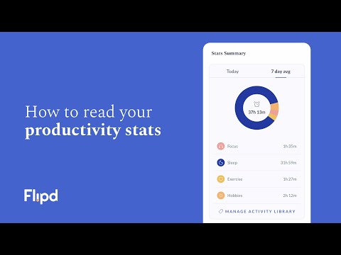 Flipd app tutorial: How to read your productivity stats
