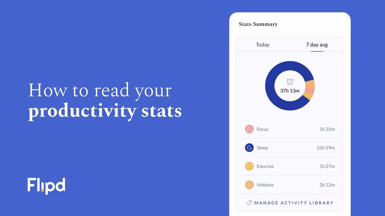 Flipd app tutorial: How to read your productivity stats