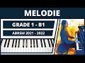 Schumann Melody op  68 no  1 - ABRSM Grade 1 Piano 2021