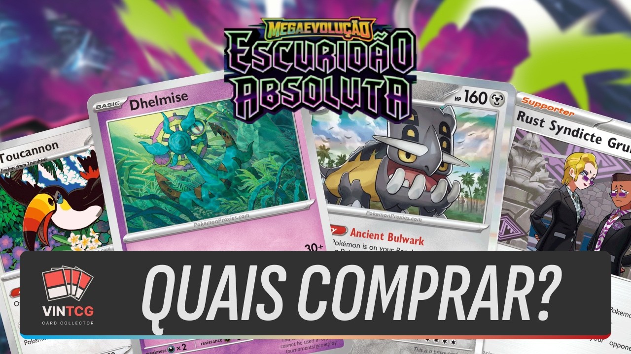 QUAIS CARTAS COMPRAR NA COLEÇÃO ESCURIDÃO ABSOLUTA? | POKÉMON TCG LIVE!