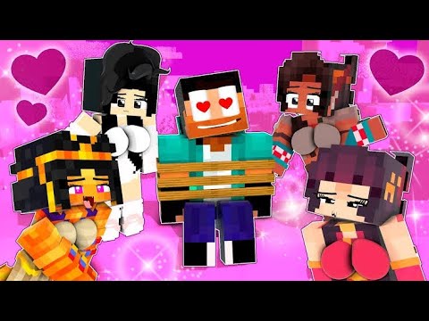 Monster School: Love Curse Cleopatra and Other Empresses Partial To Herobrine - Minecraft animation