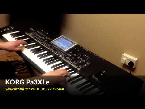 Korg Pa3XLe Demo by Luke Edwards at A&C Hamilton