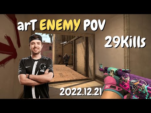 FURIA arT 29Kills ENEMY POV on FPL CSGO South America | Mirage | CS:GO POV & HIGHLIGHTS