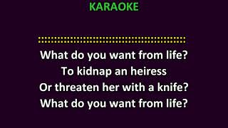 Tubes - What Do You Want From Life KARAOKE