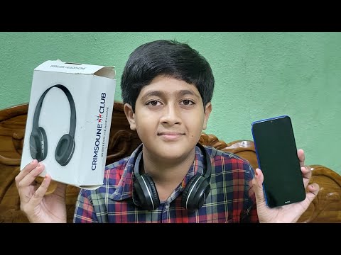 #Unboxing#CRIMSOUNE CLUB#Wireless Head set#Easy & simple way to connect to your mobile
