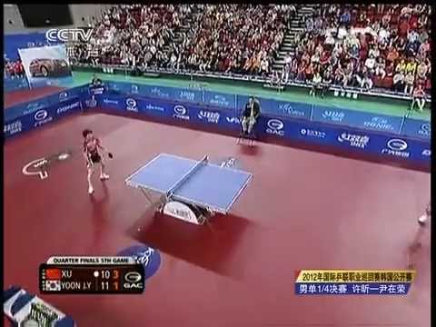 2012 Korea Open (ms-qf) XU Xin - YOON Jaeyoung [Full Match/Chinese]