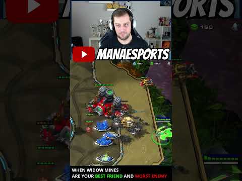 Widow Mine is your friend and enemy | StarCraft 2 Clips #starcraft #gaming