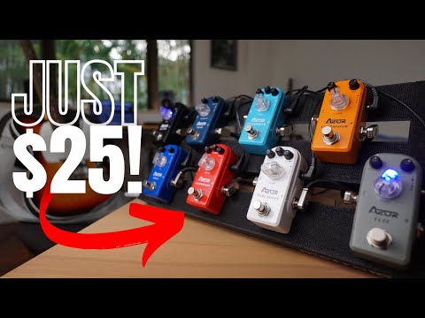 The BEST Budget Guitar Pedals (You've Never Heard Of?) // AZOR Pedal Demos & Review!