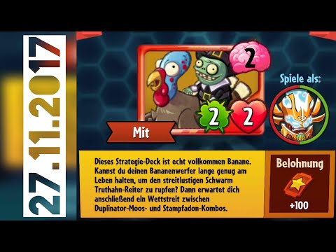 PvZ Heroes Daily Challenge 27.11.2017 27.Nov 27/11/2017