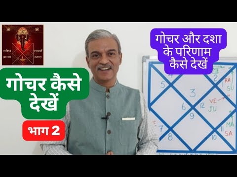 गोचर कैसे देखें What is Gochar - Transit of planets in astrology - Part 2