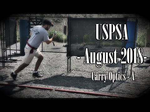 Collin County USPSA - August 2018 - Carry Optics A - Glock 17 MOS - Leupold DeltaPoint Pro