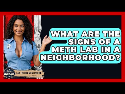 What Are The Signs Of A Meth Lab In A Neighborhood? - Law Enforcement Insider