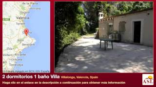 preview picture of video '2 dormitorios 1 baño Villa se Vende en Villalonga, Valencia, Spain'