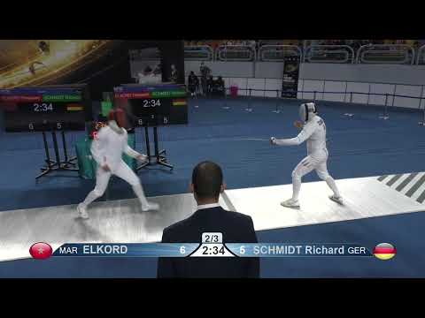 2022 113 T16 05 M E Individual Cairo EGY GP GREEN SCHMIDT GER vs ELKORD MAR