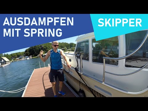 Skippertipps 2024: Ausdampfen mit einer Vorspring | Ablegen vom Steg (z.B. bei auflandigem Wind) UHD