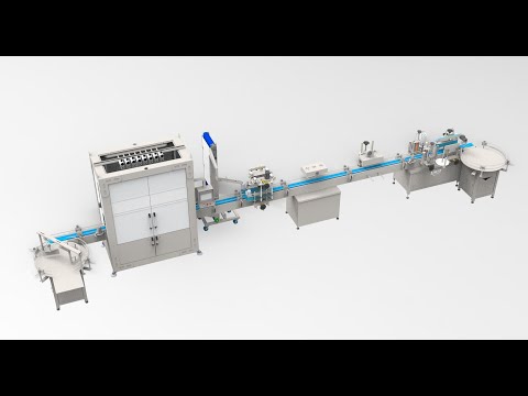 Flowmetreli 8 Nozullu Otomatik Sıvı Dolum Makinası ve Ekipmanları - KİMLİK MAKİNA