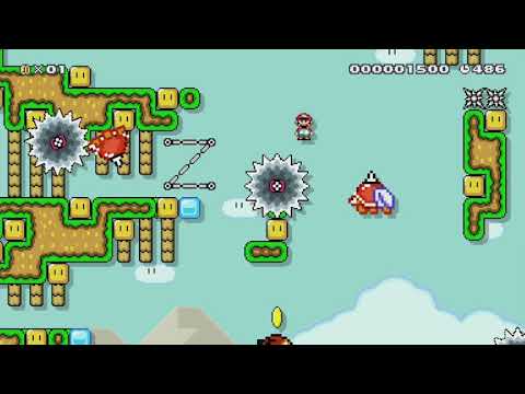 Run Run Temple. (Act 2) by [CH]☆Επzо - SUPER MARIO MAKER - NO COMMENTARY 1bi