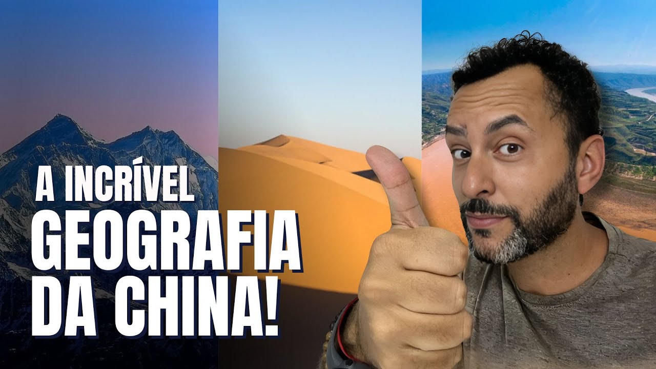 Geografia da CHINA (aula completa) GabaritaGeo