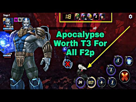 Apocalypse Destroyed Knull With  F2p Strikers - Marvel Future  Fight