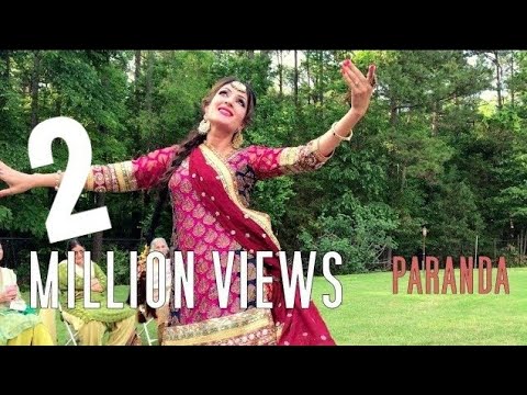 Paranda Kaur B Jutti Patiale di aa dance performance choreography by punjabi girl bhangra