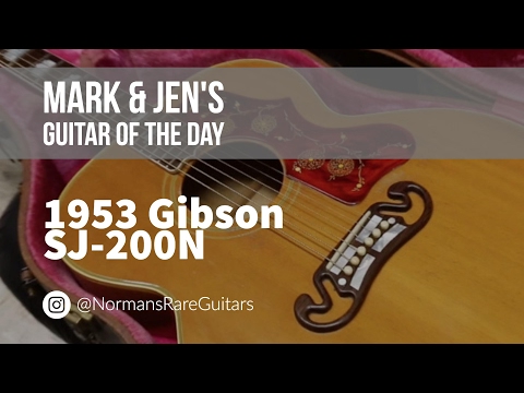 Norman's Rare Guitars - Guitar of the Day: 1953 Gibson SJ-200N