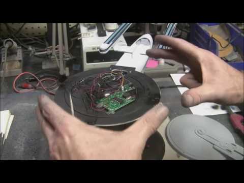 U.S.S Excelsior Model Build Series Pt 2 Lighting The Saucer Section