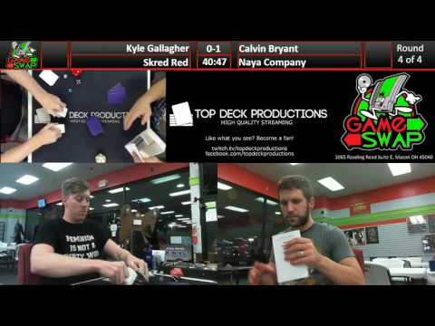 Friday Night Modern 07/08/16: Kyle Gallagher (Skred Red) vs Calvin Bryant (Naya Company)