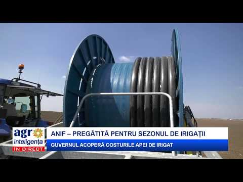 ANIF, pregatita pentru irigarea a 800.000 de hectare