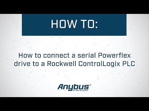 How to connect a serial Powerflex drive to a Rockwell ControlLogix PLC
