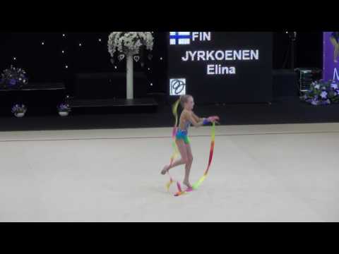 Elina Jyrkoenen FIN ribbon junior final Miss Valentine 2017