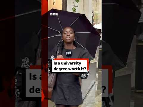 One third of people say uni degree not worth it, survey says #BBCNews