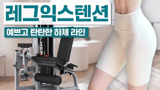 탄탄하고 예쁜 하체라인을 위한 필수템 I 헬스장 레그익스텐션 I 심으뜸