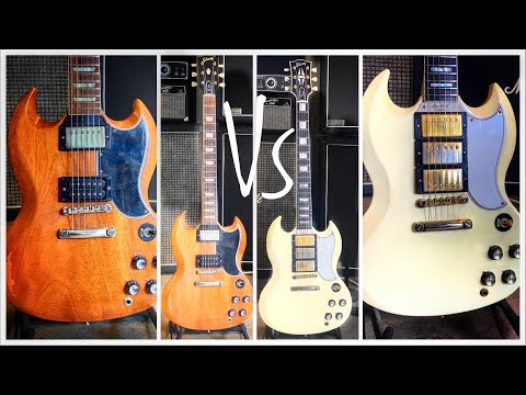 Gibson SG  - STANDARD -vs- CUSTOM Comparison!