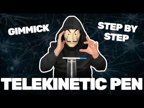 TELEKINETIC PEN 🪄 Gimmick Step by Step #magic #tricks #tutorial