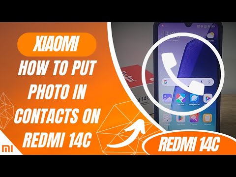 How to put photo in contacts on Redmi 14C