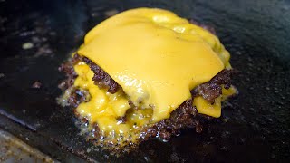 미국식 수제 치즈버거, 줄서서 먹는 곳 - 해방촌 / american style cheeseburger - korean street food