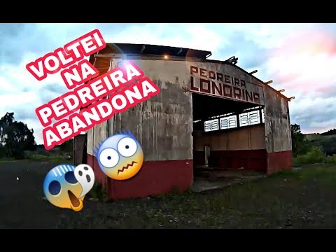 Voltei na Pedreira Abandonada 👻😱